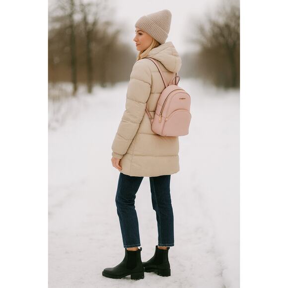 Michael Kors Erin Small Backpack Blush Leather | Convertible Holiday Gift | EUC - Picture 1 of 16